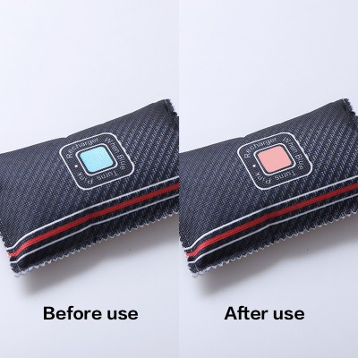 hot sale Reusable Car Dehumidifier Bag with Smart Indicator DMF free